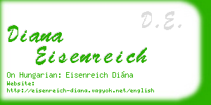 diana eisenreich business card